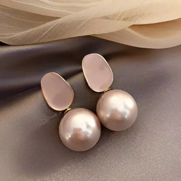 Korean Pearl Earrings - Image 2