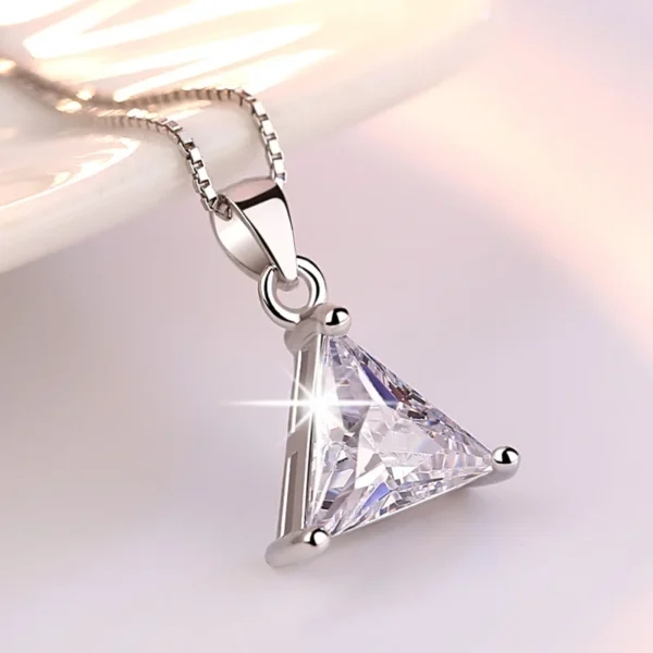 Triangle Pendant Necklace - Image 2