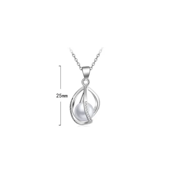 Pearl Charm Necklace - Image 4